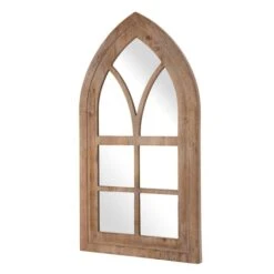 Glitzhome® 40" Gothic Window Frame Wall Mirror -Michaels Decor Sale D236669S 4
