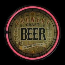 Northlight 12.5" Neon LED Lighted Beer Bottle Cap Wall Sign -Michaels Decor Sale D236886S 2