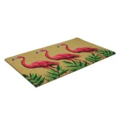Northlight Pink & Green Flamingo Doormat -Michaels Decor Sale D237011S 2