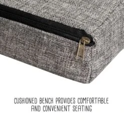 Honey Can Do Farmhouse Gray Entryway Bench With Storage Shelves -Michaels Decor Sale D238835S 2