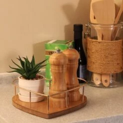 9" Heart Shaped Tray With Wooden Base -Michaels Decor Sale D266083S 3