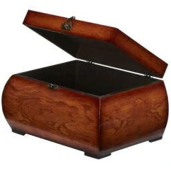 Brown Decorative Lacquered Wood Chests Set -Michaels Decor Sale D293001S 3