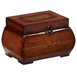 Brown Decorative Lacquered Wood Chests Set -Michaels Decor Sale D293001S 5