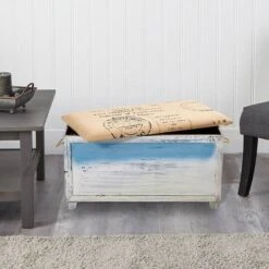 Ocean Breeze Storage Boxes, Bench And Seating Set -Michaels Decor Sale D293131S 17