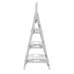 3-Tier White Washed Farmhouse Stand With Chalkboard -Michaels Decor Sale D293136S 4