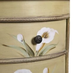 4-Drawer Antique Accessory Table With Calla Lily Floral Art -Michaels Decor Sale D293137S 14