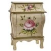 3-Drawer Antique Night Stand With Floral Art 2 3-Drawer Antique Night Stand With Floral Art -Michaels Decor Sale D293146S 11