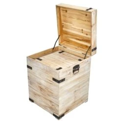 Decorative White Wash Storage Box Trunks Set -Michaels Decor Sale D293147S 4