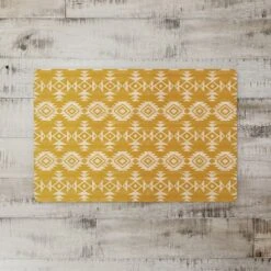 Tribal Gold Pattern Floor Mat -Michaels Decor Sale D294853S 2