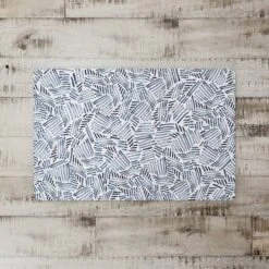 Navy Watercolor Pattern Floor Mat -Michaels Decor Sale D294865S 2