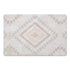 Muted Tribal Pattern Floor Mat