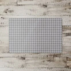 White Lines On Gray Floor Mat 7 White Lines On Gray Floor Mat -Michaels Decor Sale D294881S 2