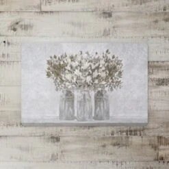 Gray Vases With Florals Floor Mat -Michaels Decor Sale D294956S 2