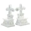 8.5" Fleur-De-Lis Decorative Bookends -Michaels Decor Sale D296731S 1