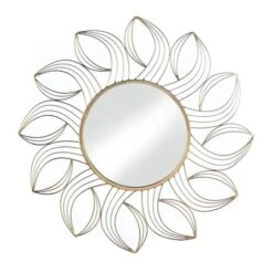 25" Golden Petals Wall Mirror -Michaels Decor Sale D296838S 1 1