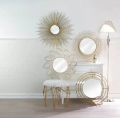 25" Golden Petals Wall Mirror -Michaels Decor Sale D296838S 2