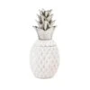 12" Silver Topped Porcelain Pineapple Jar -Michaels Decor Sale D296914S 1