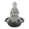 11" Buddha On Lotus LED Tabletop Fountain -Michaels Decor Sale D296928S 1