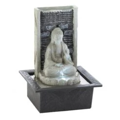 11.5" Buddha Cascading LED Tabletop Fountain -Michaels Decor Sale D296929S 2
