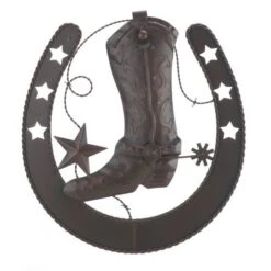 Metal Boot & Horseshoe Wall Décor -Michaels Decor Sale D297028S 1 1