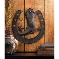 Metal Boot & Horseshoe Wall Décor -Michaels Decor Sale D297028S 3
