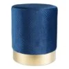 16.5" Navy Blue Velvet Stool -Michaels Decor Sale D297133S 1