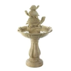 37.5" Turtle Trio Garden Fountain