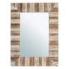 Glitzhome® 39.5" Rectangle Wooden Farmhouse Wall Mirror