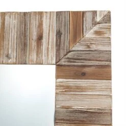 Glitzhome® 39.5" Rectangle Wooden Farmhouse Wall Mirror -Michaels Decor Sale D299635S 5