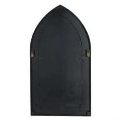 Glitzhome® 40" White Wooden Cathedral Windowpane Wall Mirror -Michaels Decor Sale D299671S 6