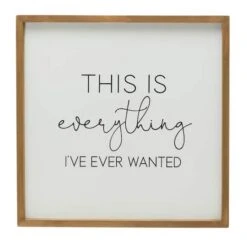 Hello Honey® Everything I Ever Wanted Wood Framed Wall Décor -Michaels Decor Sale D302234S 1 1