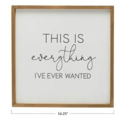 Hello Honey® Everything I Ever Wanted Wood Framed Wall Décor -Michaels Decor Sale D302234S 5