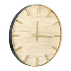 Hello Honey® 23.5'' Natural Round Wood Wall Clock -Michaels Decor Sale D302274S 4