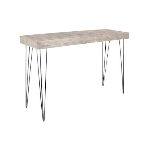47" Brown Modern Wood Console Table 4 47" Brown Modern Wood Console Table - Image 2