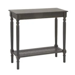 32" Black Traditional Wooden Console Table 9 32" Black Traditional Wooden Console Table -Michaels Decor Sale D305036S 1 1