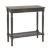 32" Black Traditional Wooden Console Table -Michaels Decor Sale D305036S 1