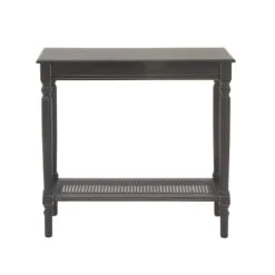 32" Black Traditional Wooden Console Table 12 32" Black Traditional Wooden Console Table -Michaels Decor Sale D305036S 2