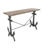 48" Brown Coastal Metal Console Table -Michaels Decor Sale D305044S 1