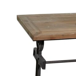 48" Brown Coastal Metal Console Table -Michaels Decor Sale D305044S 5