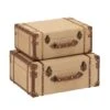 Beige Wood Vintage Trunk Set -Michaels Decor Sale D305077S 1