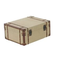 Beige Wood Vintage Trunk Set -Michaels Decor Sale D305077S 4