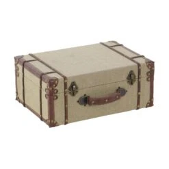 Beige Wood Vintage Trunk Set -Michaels Decor Sale D305077S 5