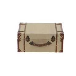 Beige Wood Vintage Trunk Set -Michaels Decor Sale D305077S 7