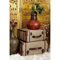 Beige Wood Vintage Trunk Set -Michaels Decor Sale D305077S 9