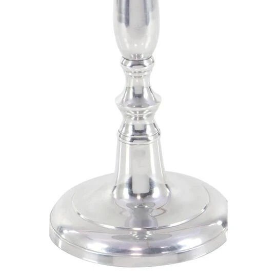Silver Aluminum Traditional Accent Table 7 Silver Aluminum Traditional Accent Table - Image 5