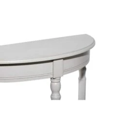 32" Light Gray Traditional Wooden Console Table 12 32" Light Gray Traditional Wooden Console Table -Michaels Decor Sale D305104S 6