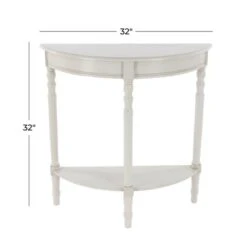 32" Light Gray Traditional Wooden Console Table 14 32" Light Gray Traditional Wooden Console Table -Michaels Decor Sale D305104S 7