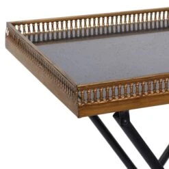 25" Gold Iron & Marble Traditional Accent Table -Michaels Decor Sale D305131S 4