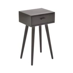 28" Black Pine Modern Accent Table -Michaels Decor Sale D305228S 4
