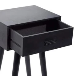 28" Black Pine Modern Accent Table -Michaels Decor Sale D305228S 6